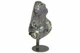 Amethyst Geode Section on Metal Stand - Uruguay #199678-4